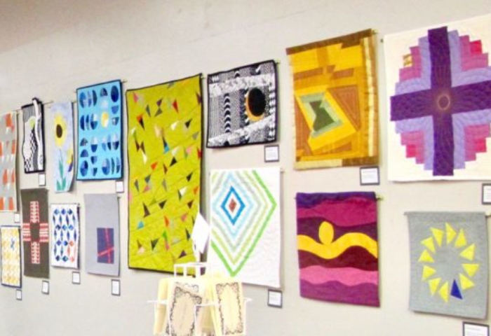 Exhibit of small quilts, Bellingham, WA