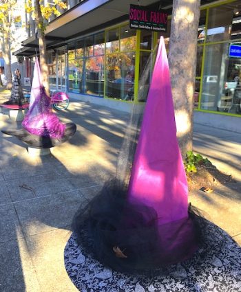 Witch Hats on the Sidewalks